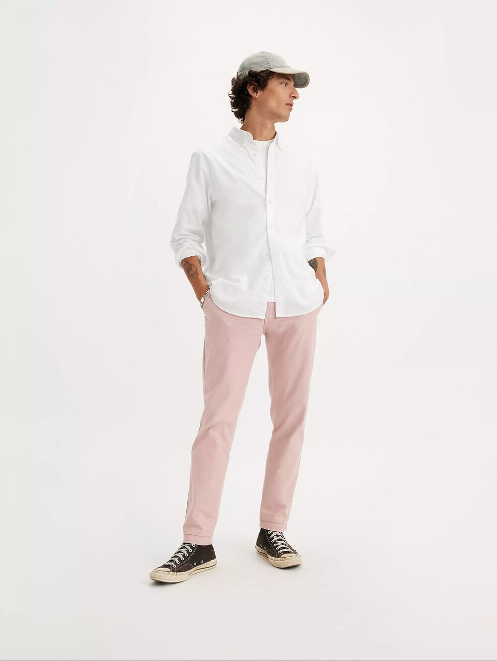 Levi's XX Standard Taper Chino Pants Pink Men's 36x32 Preppy